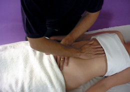 cross handed stretches